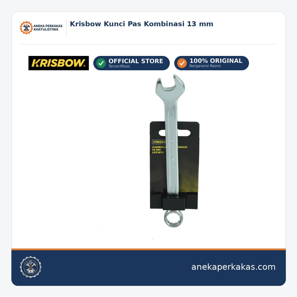Krisbow Kunci Pas Kombinasi 13 mm