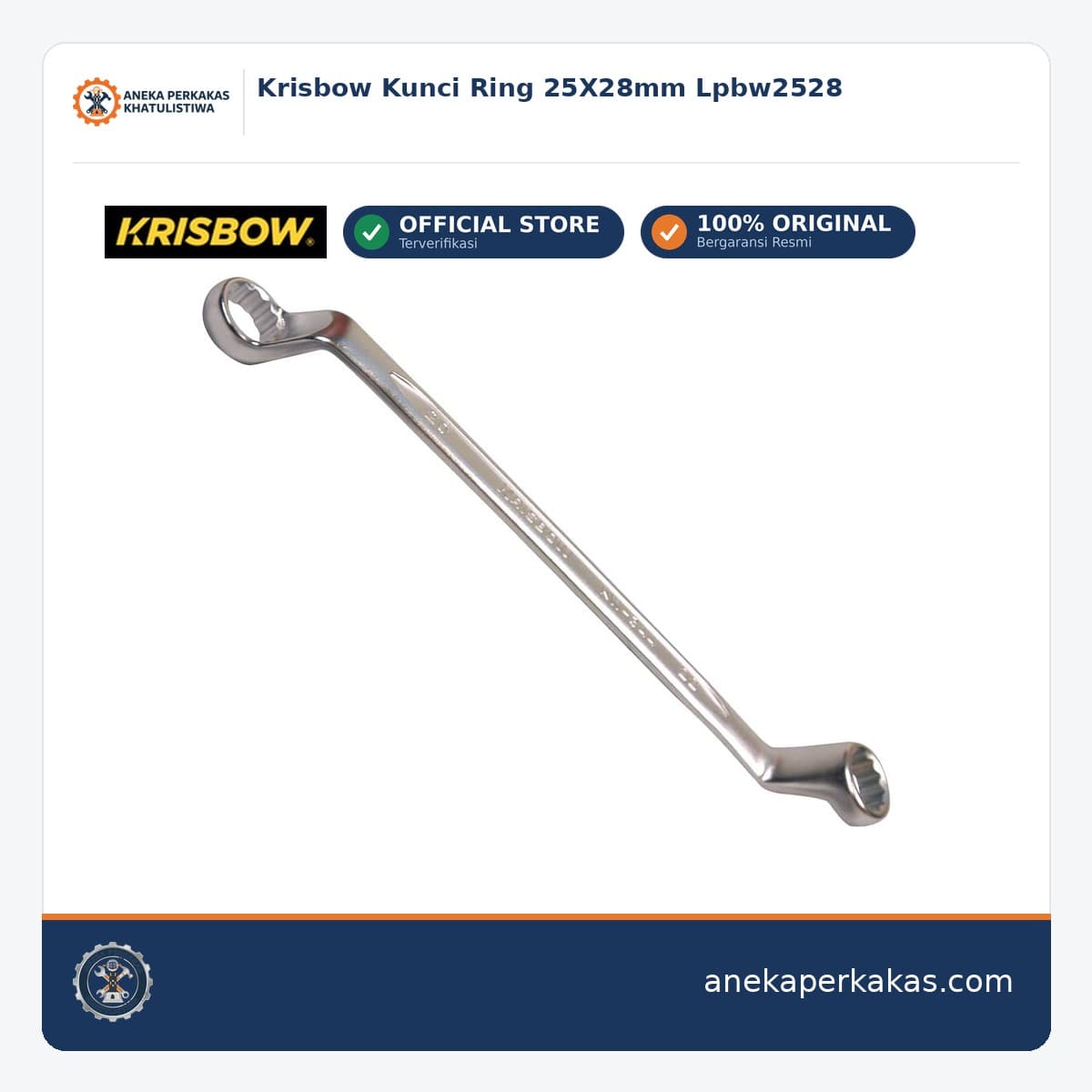 Krisbow Kunci Ring 25X28mm Lpbw2528