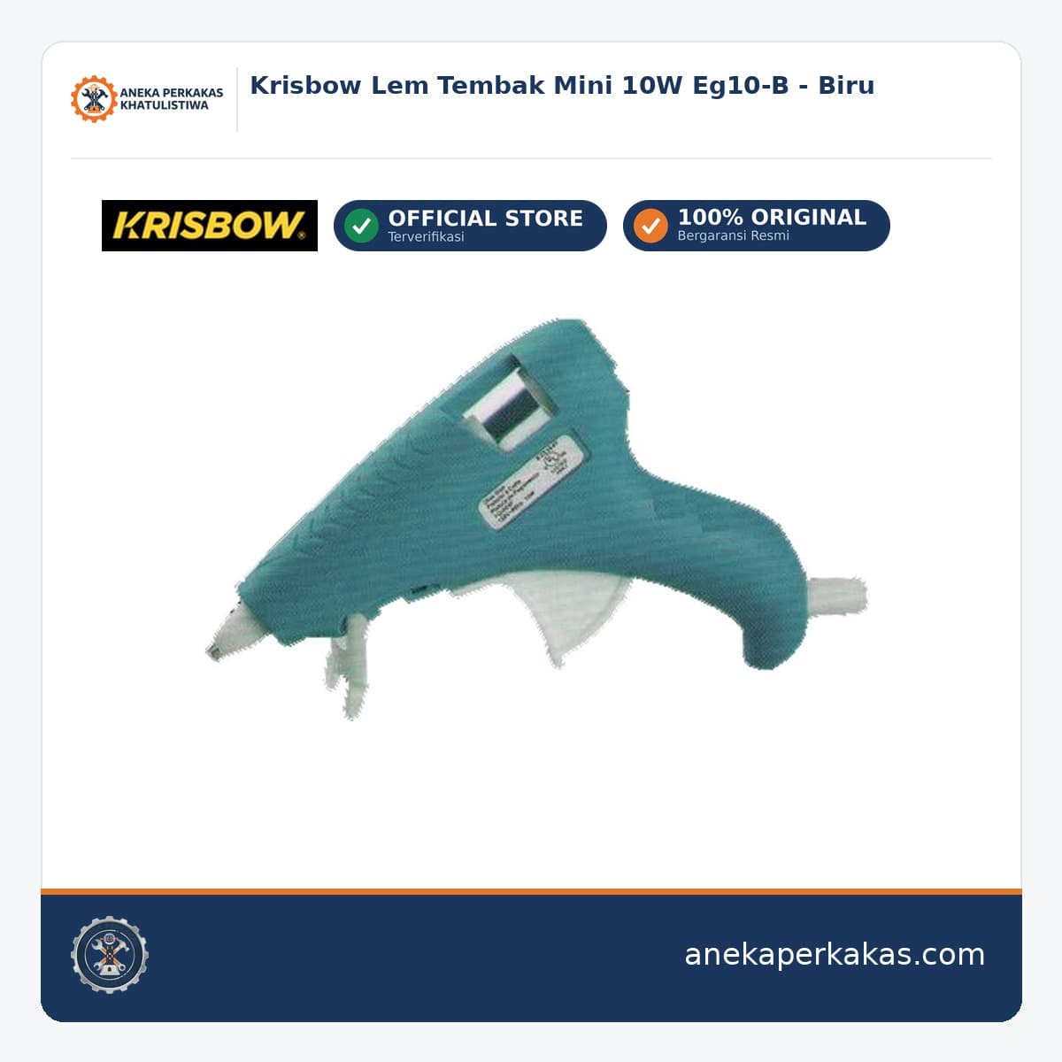 Krisbow Lem Tembak Mini 10W Eg10-B - Biru