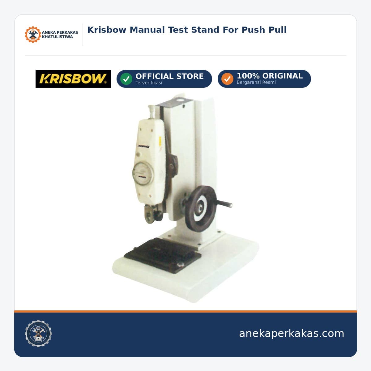 Krisbow Manual Test Stand For Push Pull