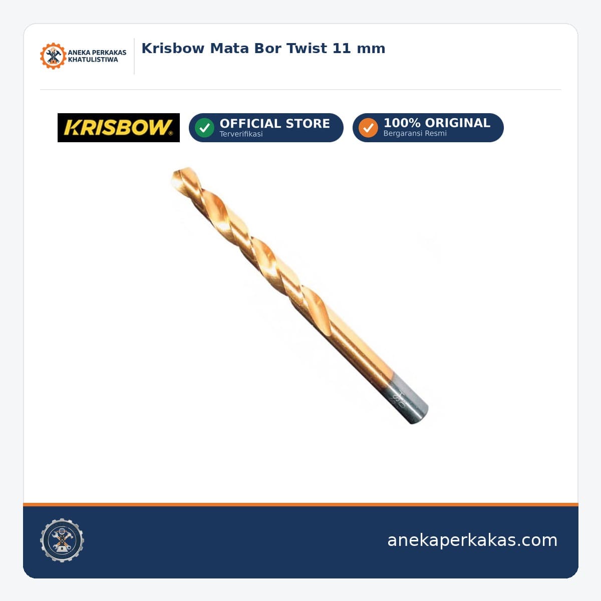 Krisbow Mata Bor Twist 11 mm