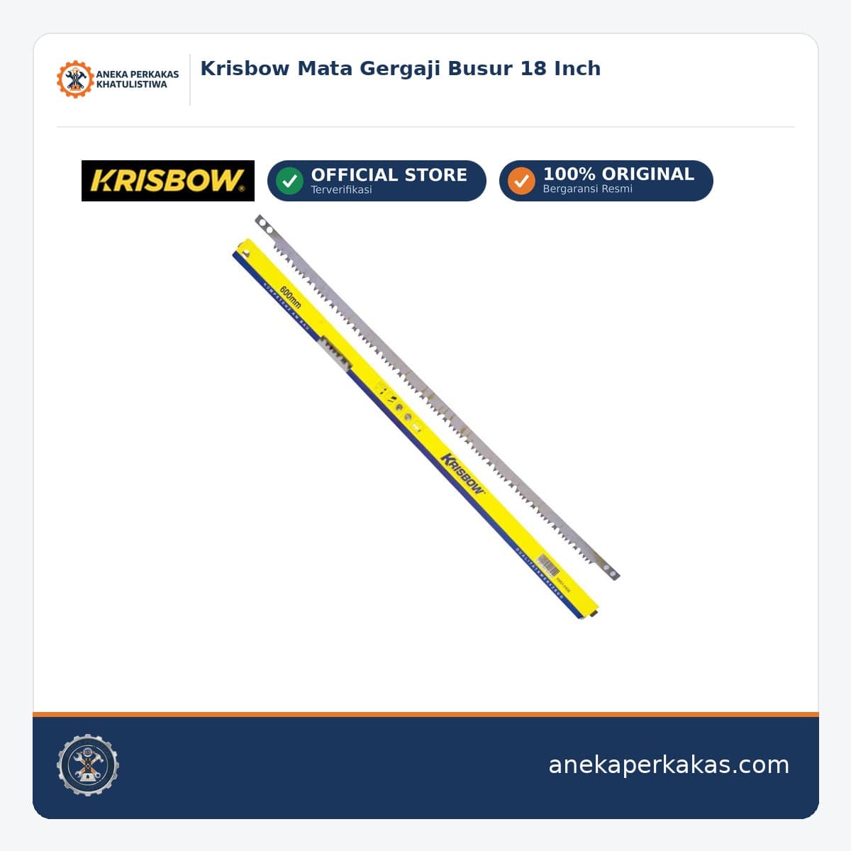 Krisbow Mata Gergaji Busur 18 Inch