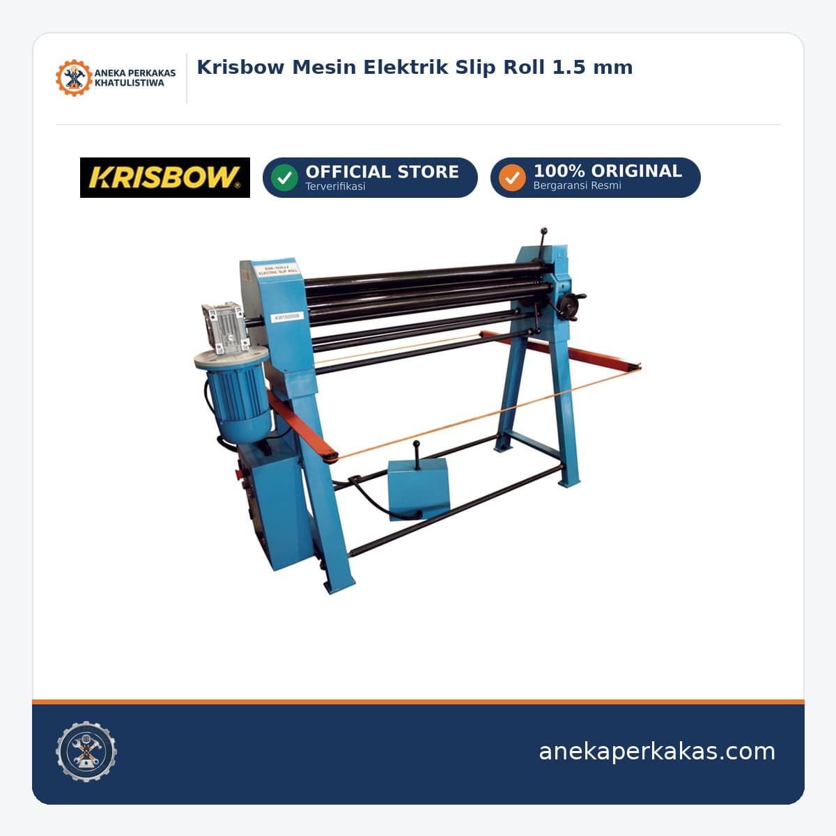 Krisbow Mesin Elektrik Slip Roll 1.5 mm