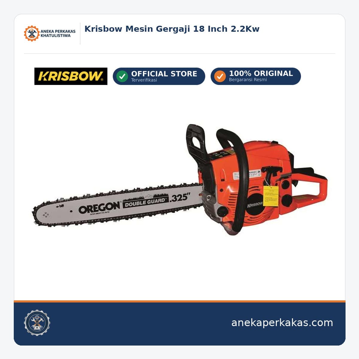 Krisbow Mesin Gergaji 18 Inch 2.2Kw