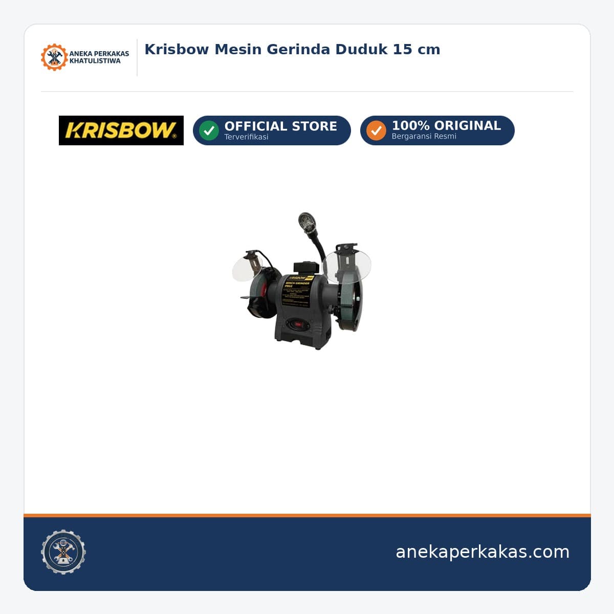 Krisbow Mesin Gerinda Duduk 15 cm