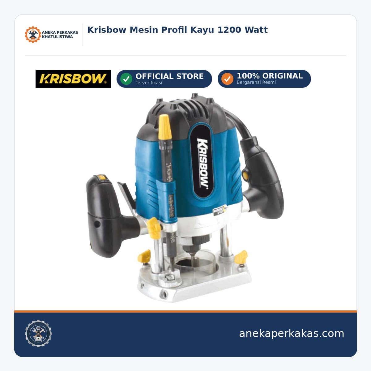 Krisbow Mesin Profil Kayu 1200 Watt