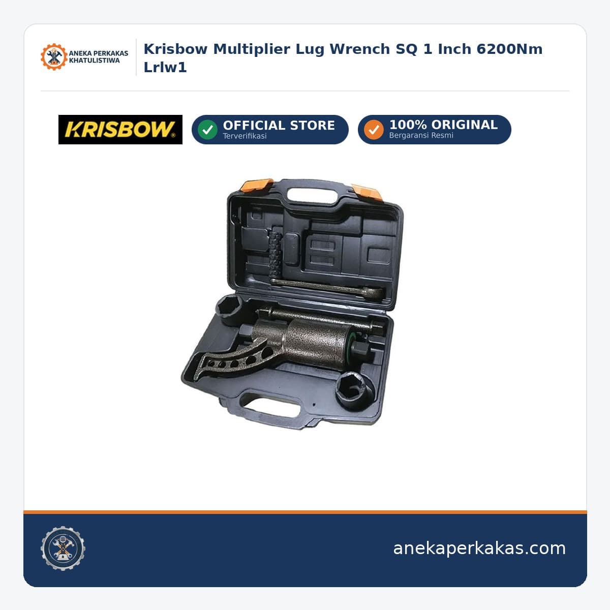 Krisbow Multiplier Lug Wrench SQ 1 Inch 6200Nm Lrlw1