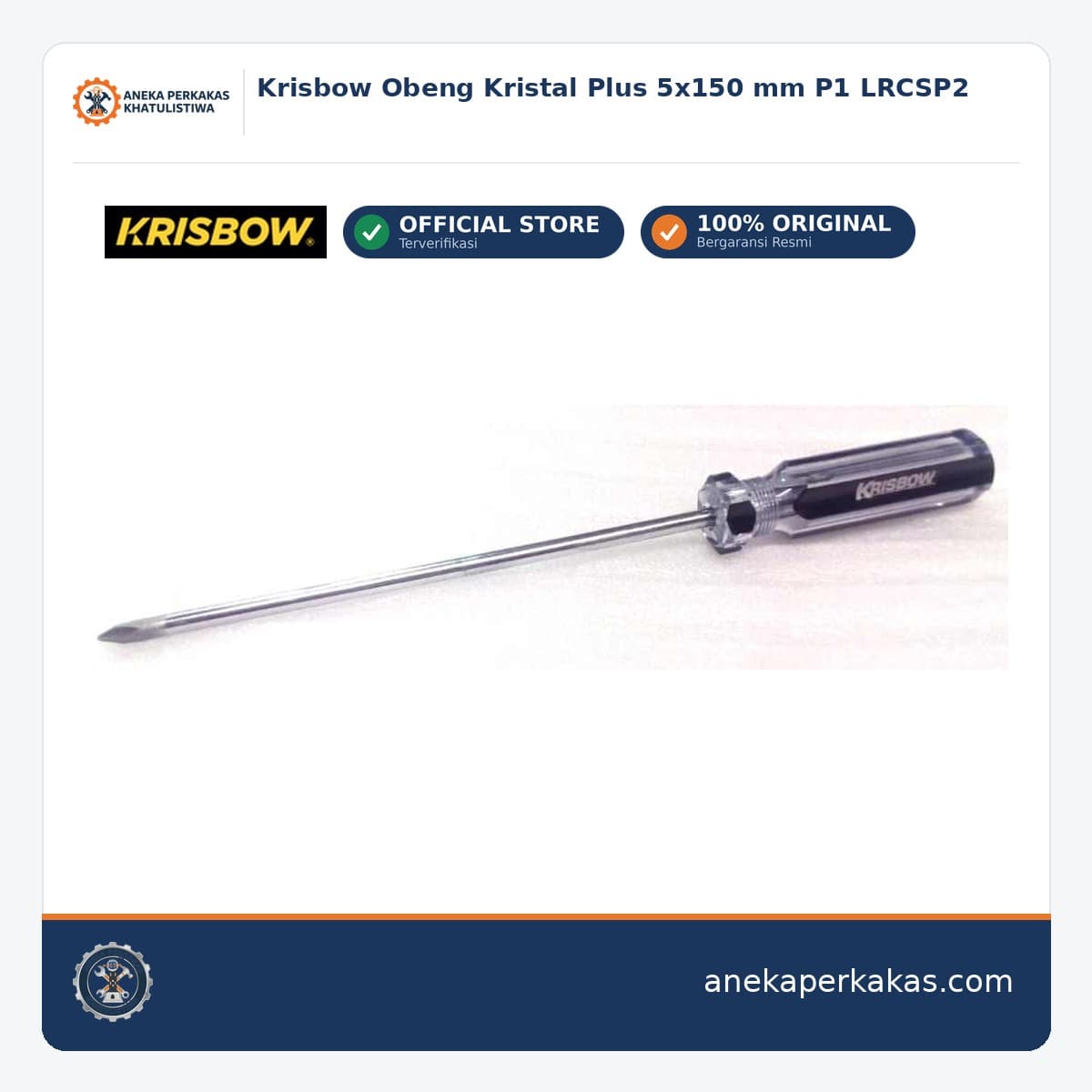 Krisbow Obeng Kristal Plus 5x150 mm P1 LRCSP2
