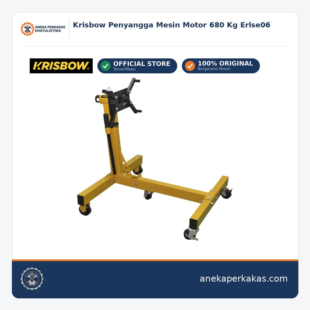 Krisbow Penyangga Mesin Motor 680 Kg Erlse06