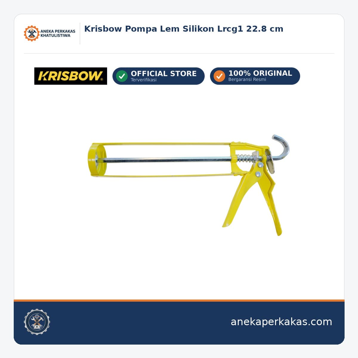 Krisbow Pompa Lem Silikon Lrcg1 22.8 cm