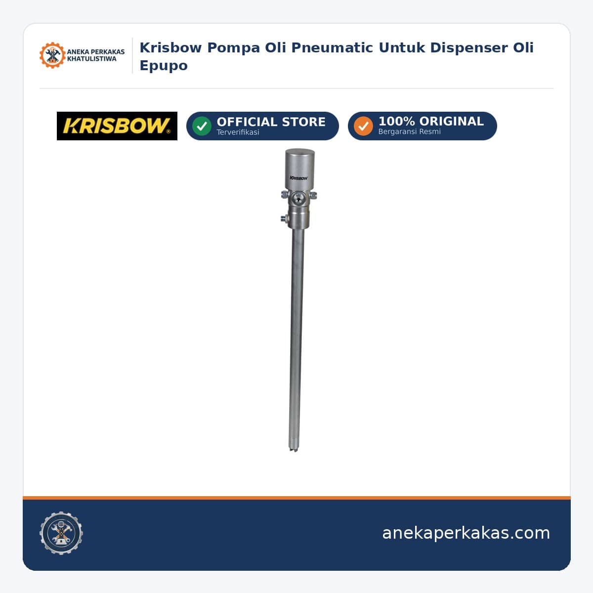 Krisbow Pompa Oli Pneumatic Untuk Dispenser Oli Epupo