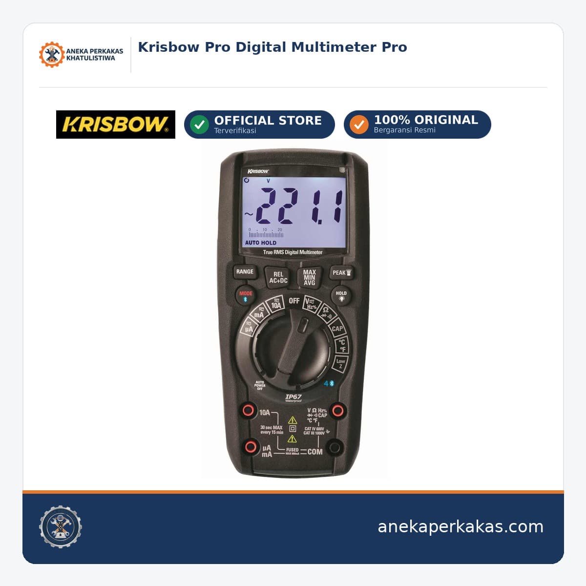 Krisbow Pro Digital Multimeter Pro