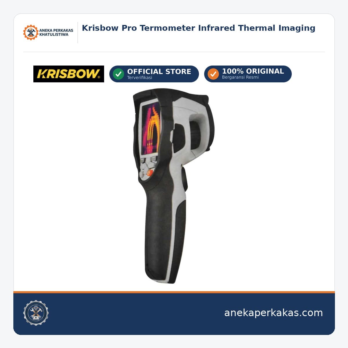 Krisbow Pro Termometer Infrared Thermal Imaging