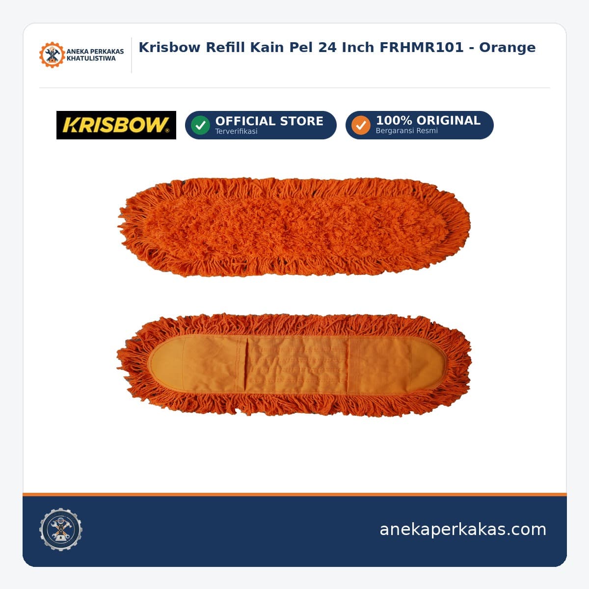 Krisbow Refill Kain Pel 24 Inch FRHMR101 - Orange