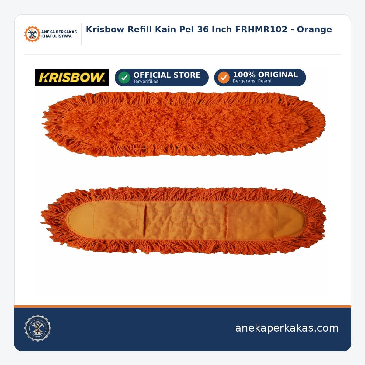 Krisbow Refill Kain Pel 36 Inch FRHMR102 - Orange