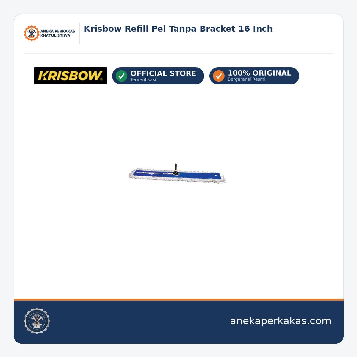 Krisbow Refill Pel Tanpa Bracket 16 Inch