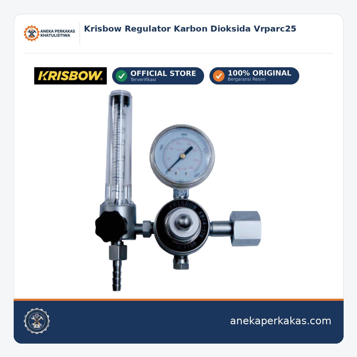 Krisbow Regulator Karbon Dioksida Vrparc25