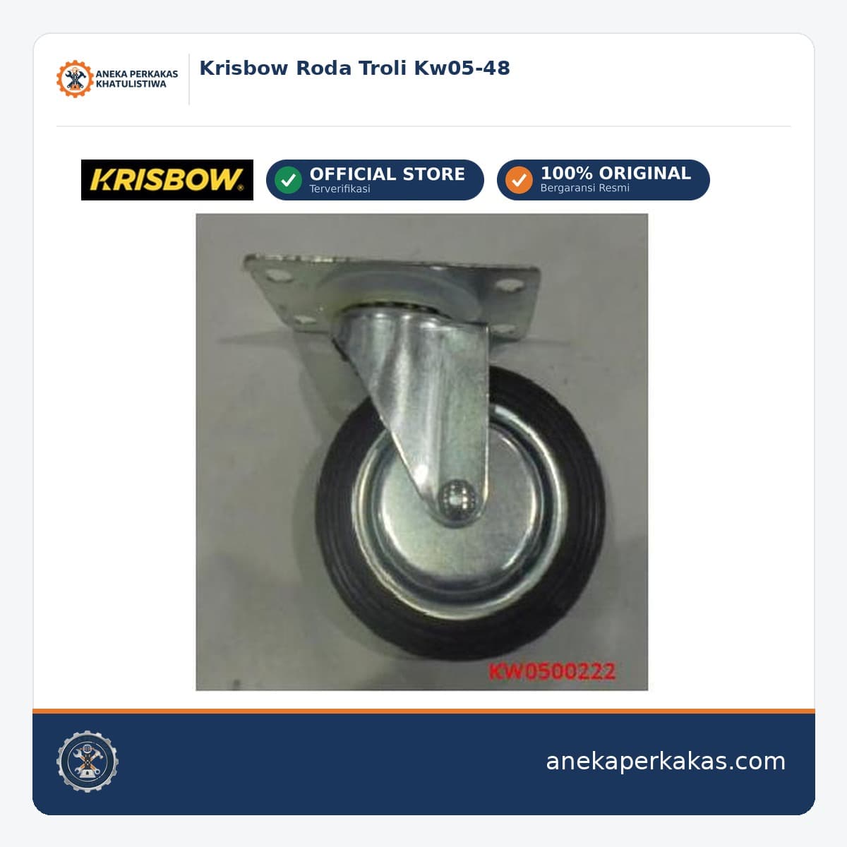 Krisbow Roda Troli Kw05-48
