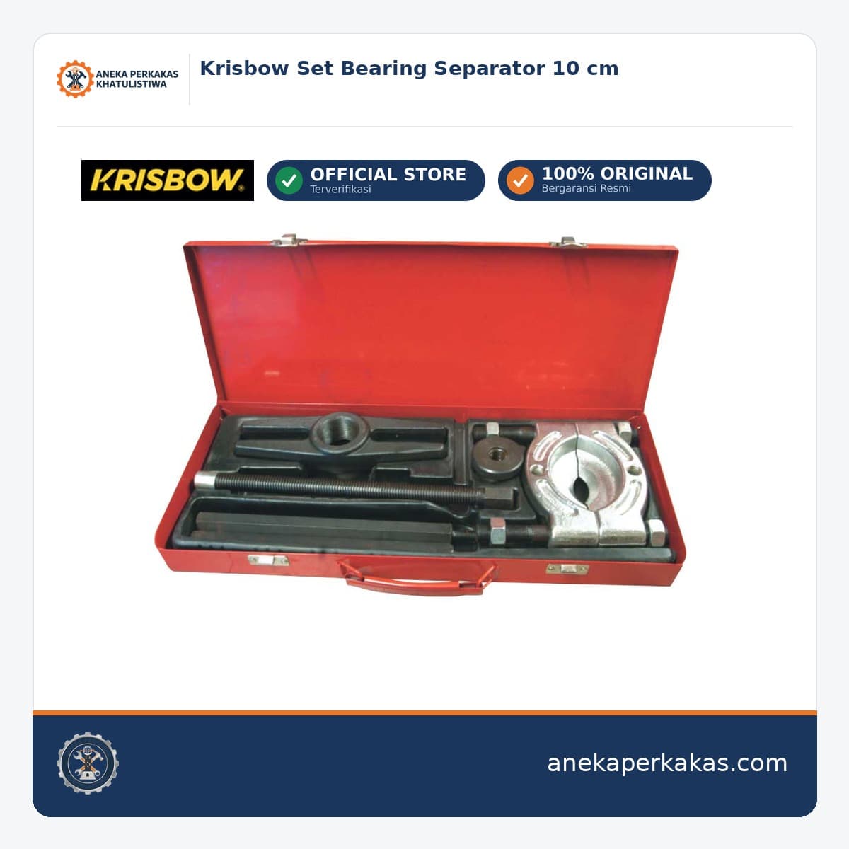 Krisbow Set Bearing Separator 10 cm