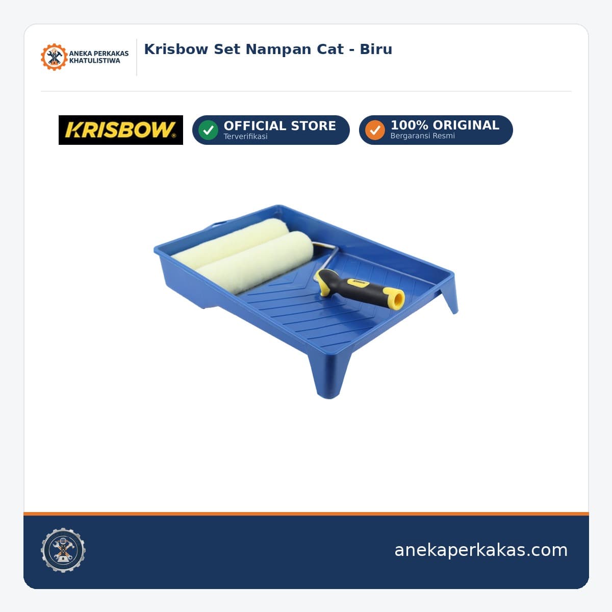 Krisbow Set Nampan Cat - Biru