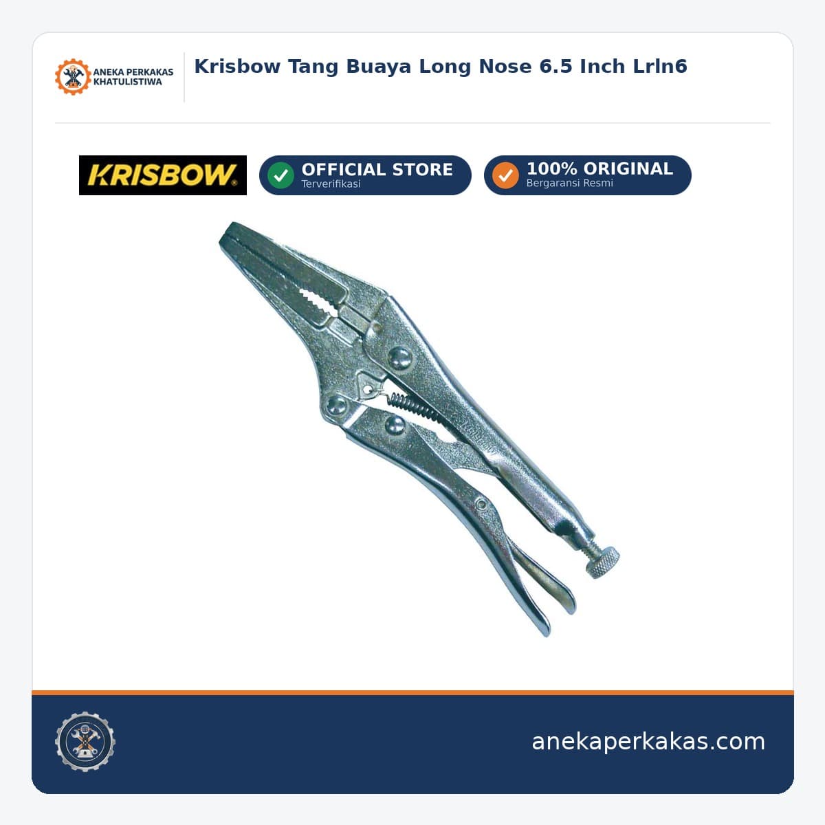 Krisbow Tang Buaya Long Nose 6.5 Inch Lrln6