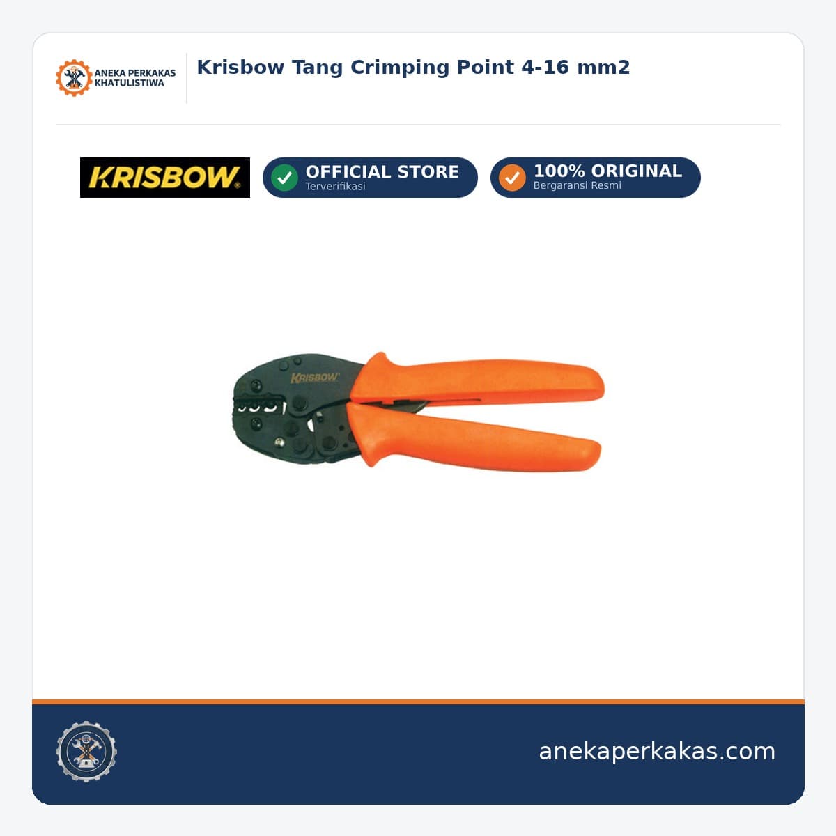 Krisbow Tang Crimping Point 4-16 mm2