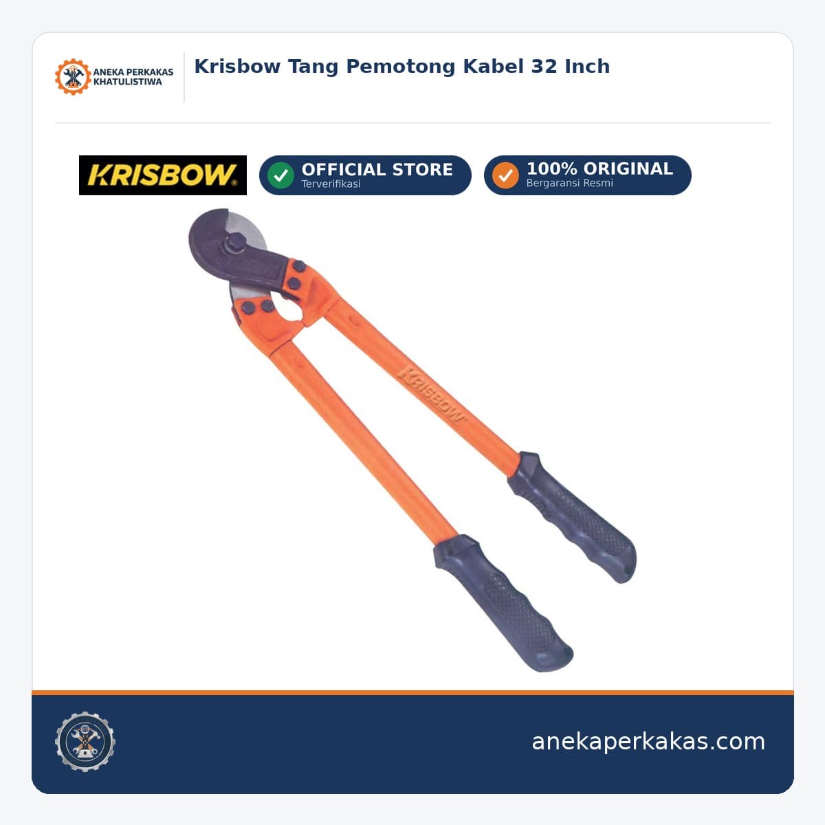 Krisbow Tang Pemotong Kabel 32 Inch
