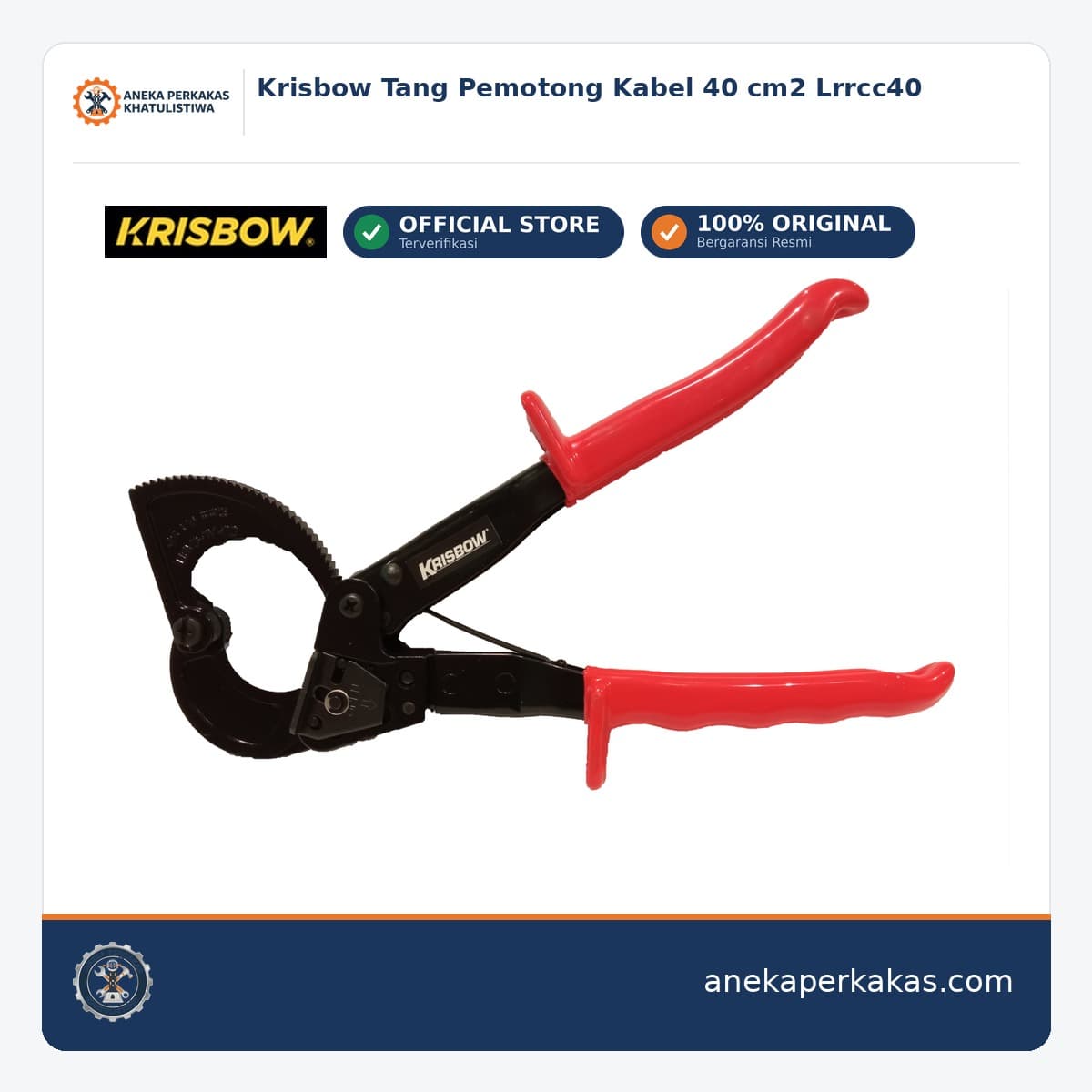 Krisbow Tang Pemotong Kabel 40 cm2 Lrrcc40