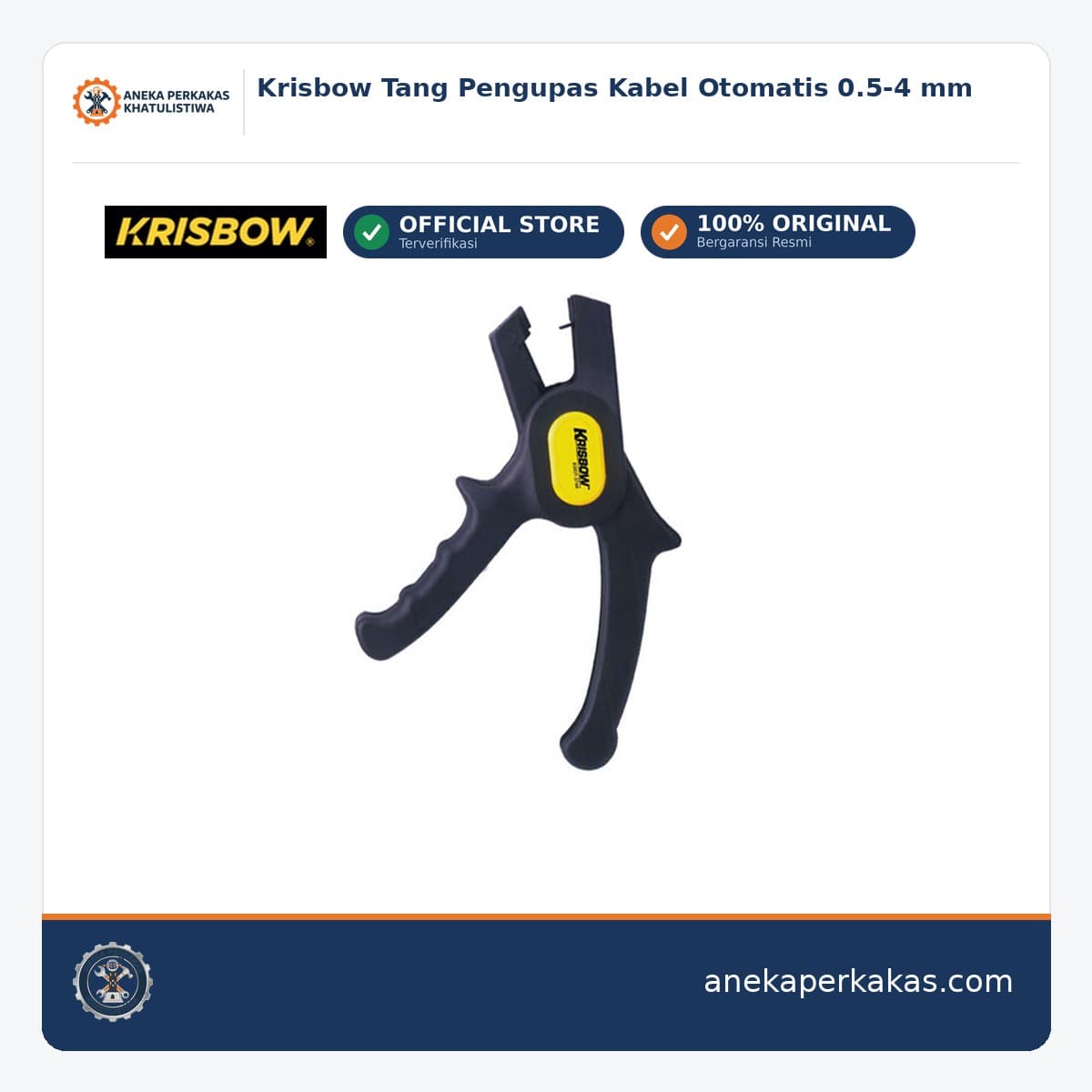 Krisbow Tang Pengupas Kabel Otomatis 0.5-4 mm