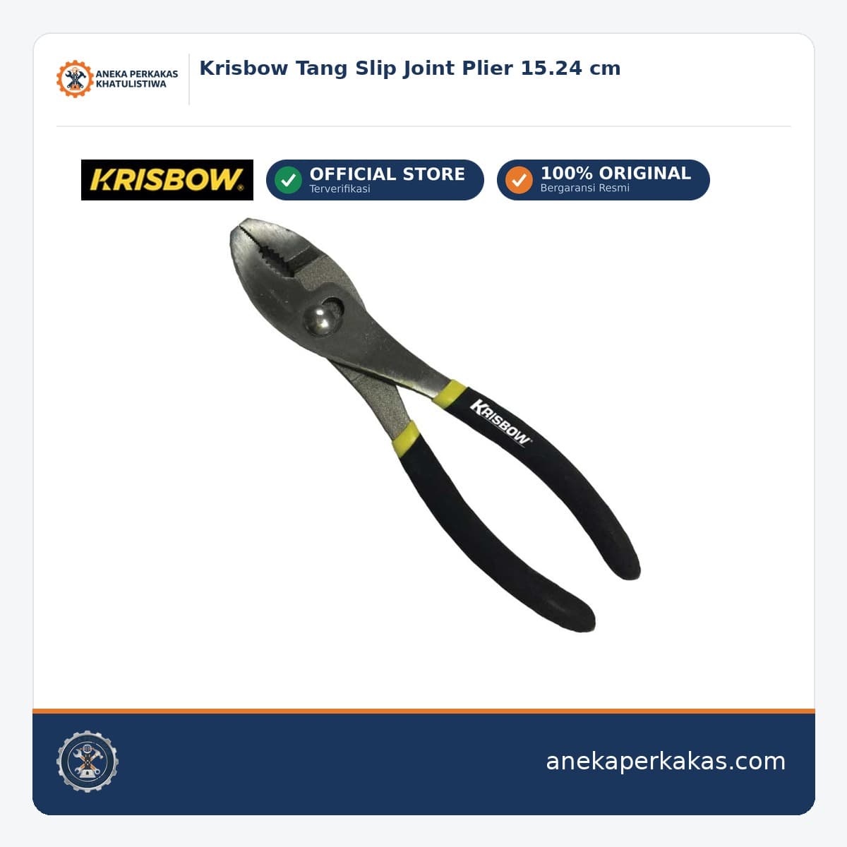 Krisbow Tang Slip Joint Plier 15.24 cm