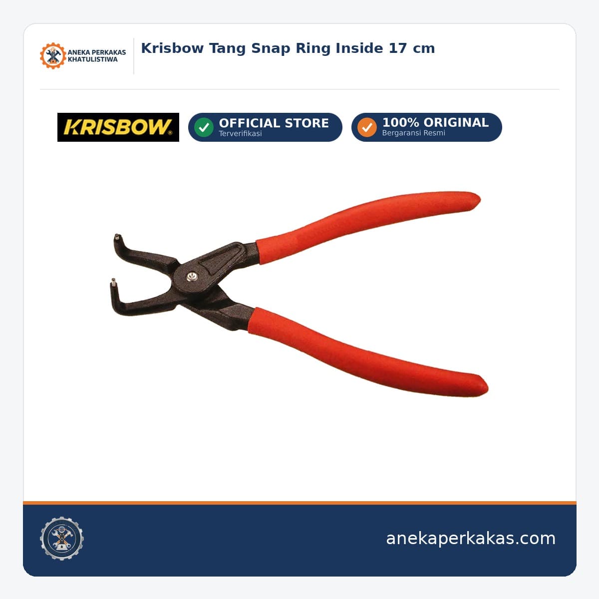 Krisbow Tang Snap Ring Inside 17 cm