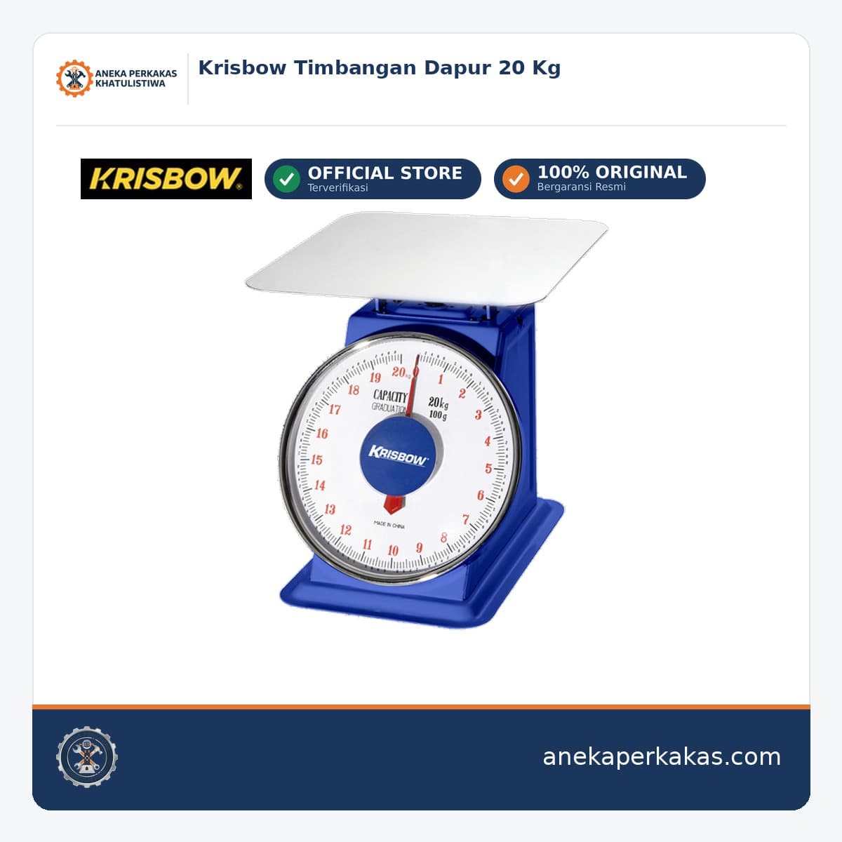Krisbow Timbangan Dapur 20 Kg