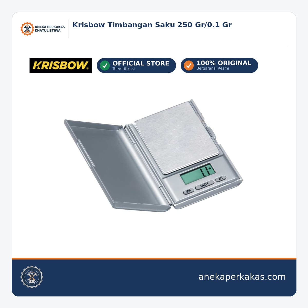 Krisbow Timbangan Saku 250 Gr/0.1 Gr