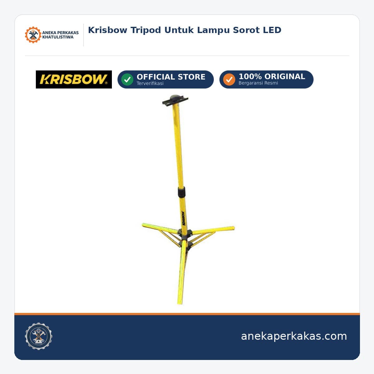 Krisbow Tripod Untuk Lampu Sorot LED