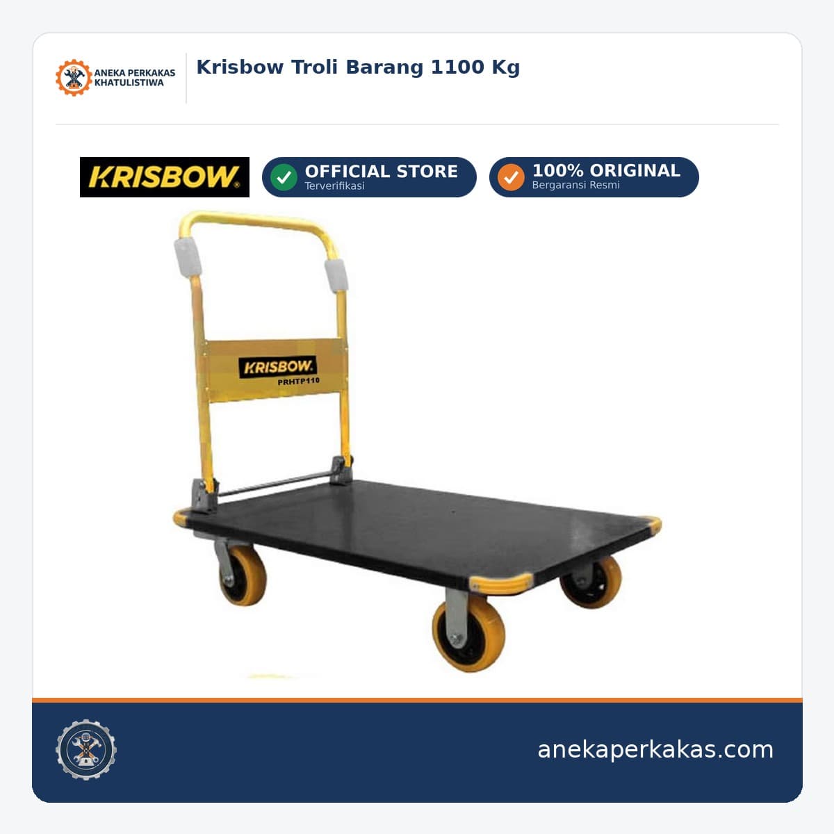 Krisbow Troli Barang 1100 Kg