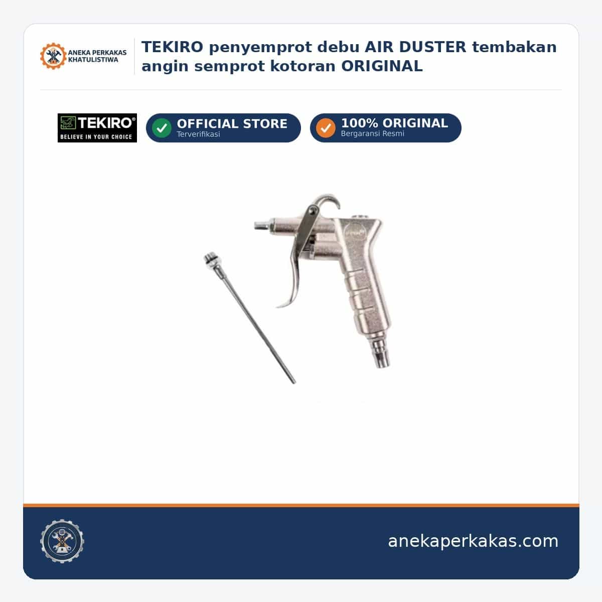 TEKIRO penyemprot debu AIR DUSTER tembakan angin semprot kotoran ORIGINAL β Perkakas (Tools)