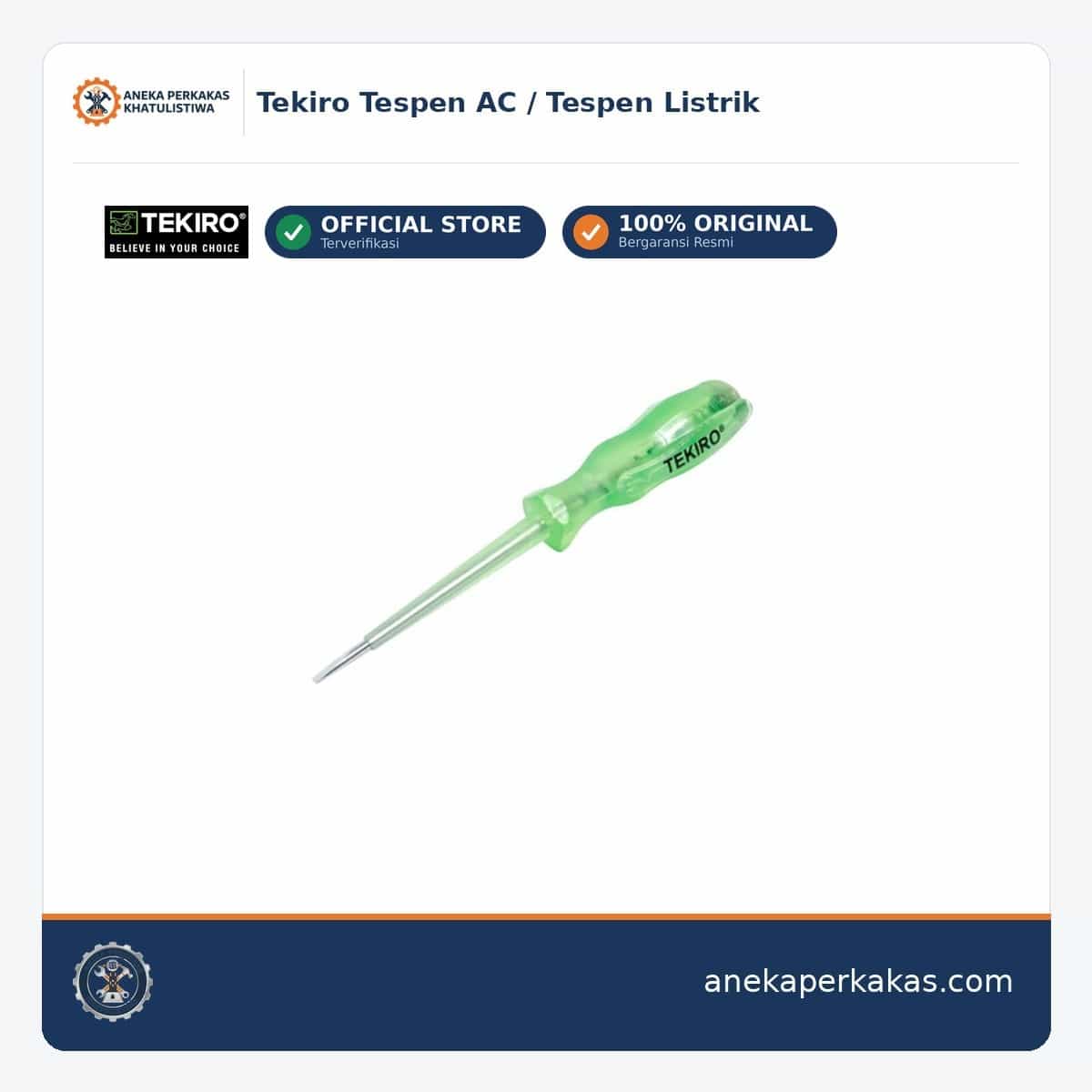 Tekiro Tespen AC / Tespen Listrik โ Perkakas Tangan