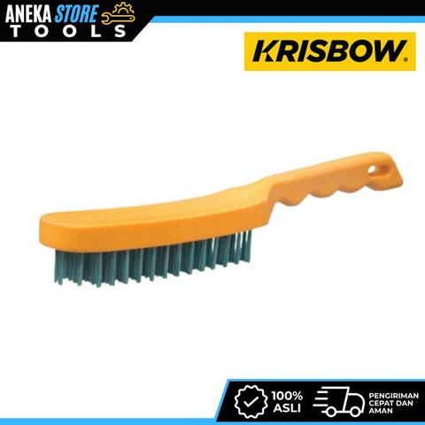Krisbow Scratch Brush Sikat Kawat Besi 3/4/5/6 Baris