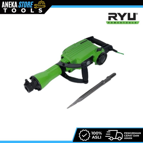 RYU Demolition Hammer Rdh50 - Mesin Bobok Aspal, Jalan - Perkakas[anekatools]