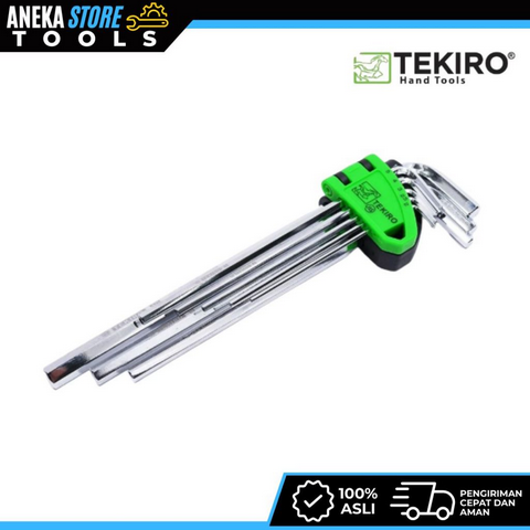 Tekiro Kunci L Set 8 Pcs MM (Panjang) /Kunci L Set / Tools - Alat Perkakas