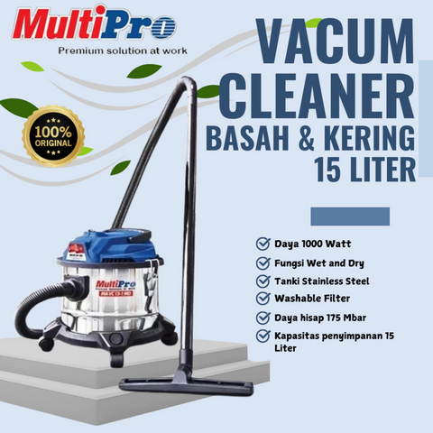 Mesin Pengisap Debu 15L Vacuum Cleaner INA VC15-1 MULTIPRO VC 15-1