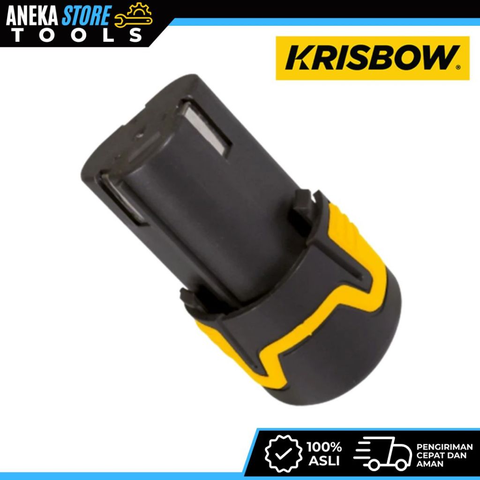 Krisbow Baterai Lithium Ion 12 V 1.5 Ah Irab12 Batre Cadangan Batre Battery Bateray Peralatan Elektronik[AnekaTools]