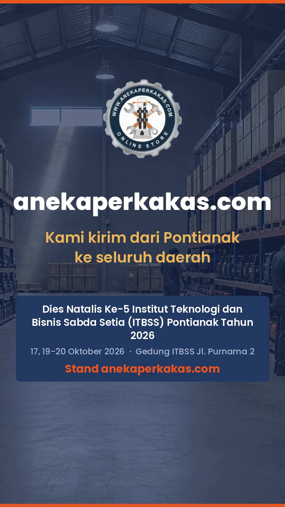 Pameran Dies Natalis Ke-5 ITBSS Pontianak: Stand, Tanggal, dan Yang Kami Bawa